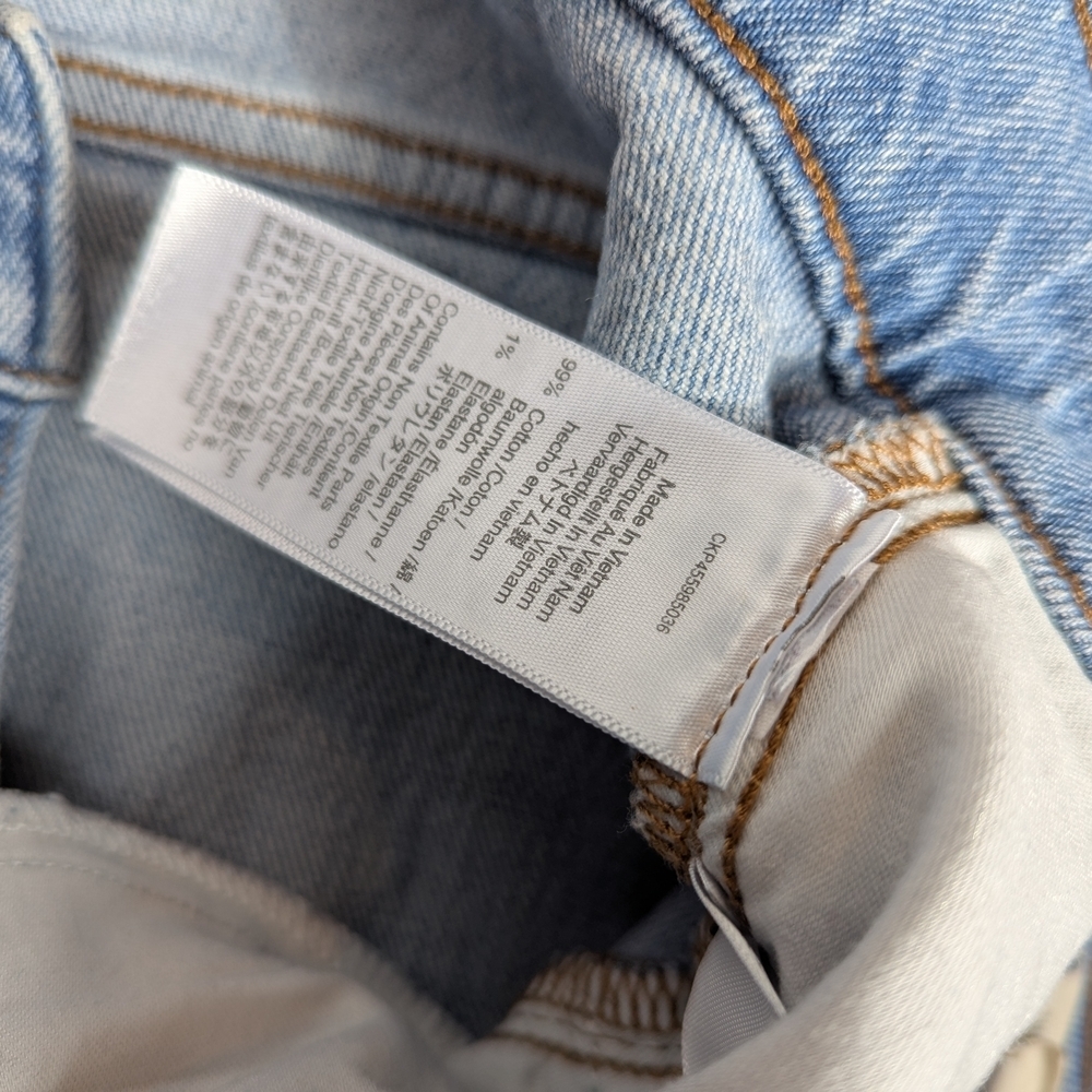Madewell The Perfect Vintage Jean Size 25T / 0 High Rise Light Wash - Picture 15 of 15